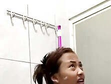 Asian Teenager Lisda Bathing Naked