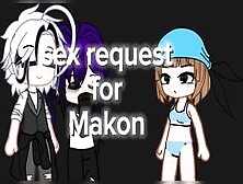 Sex Request For Makon / Male X Female/ Gacha Club / $Erpentpacx