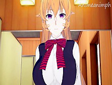 Food Wars Erina Nakiri Asian Cartoon Anime 3D Uncensored