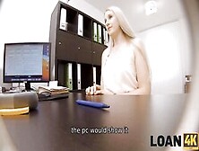 Loan4K.  Carefully Drilling Tight Pussy Lender Thinks About Loan Amount