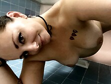 Beautiful Fat Booty Milf Cums In The Shower