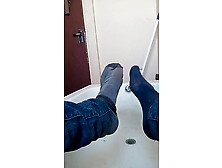 Dirty Socks In The Bathtub (Sockfetish)
