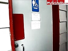 Ass Fisting In Public Bathroom