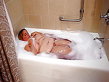 Kat Cumsalot Playing In The Tub.
