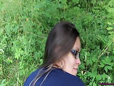Girl Sucking Dick And Fucking In The Woods - Public Sex