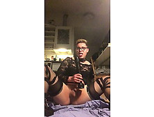 Sissy Trap Slut With Huge Dildo And Dancing