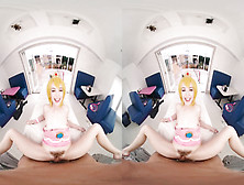 Light-Haired Teenie Lilly Bell As Goddess Peach Wants To Be Mario Tennis Ace Vr Porno