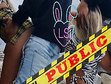 Risky Fucking A Thin Blonde Lady On A Public Spanish Beach Public Oral Sex