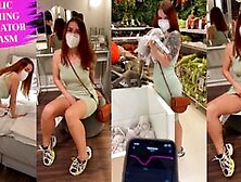 Public Flashing And Orgasm In The Shop – Vibrator Control