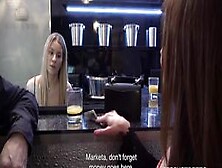 Czechstreets - Hot Blonde Squirts While Her Colleague Is Watching (Lucky Bee,  Daisy Deseo)