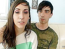 Real Teen 18+ Couple 18 Pickup And Seduce To First Anal Sex For Her At Casting