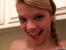 Little Taylor Masturbates In The Washroom