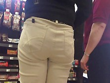 Nice White Booty In Khakis
