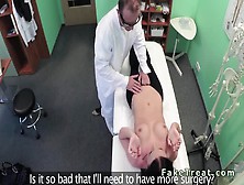 Sexy Tattooed Patient Drilling Her Doctor In Fake Hospital