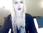 Sexy Blonde Bitch Webcam Xxx Striptease Show