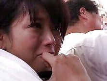 Racy Japanese Lady Perfroming In Fetish Sex Video In Public