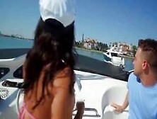 Busty Latina Rose Monroe Plowed On A Boat Sexy Milf Alexis