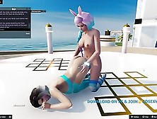 Gameplay Of 3D Multiplayer Online Porn Game And Livechat,  Scene 02