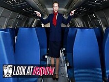 Hot Stewardess Gets Her Ass Fingered And Banged Hardcore