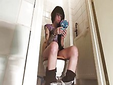 Piss & Huge Thing While Having Fun On My Telephone Pt2