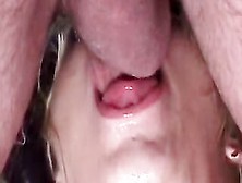 Amazingly Hot Blonde Wifey Getting Throatfucked And Anal From Gimps After
