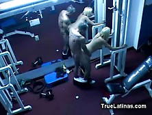 Sexy Latina Fucked In The Gym<->