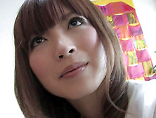 Cutie With Bangs Kaori Aikawa Sucking A Delicious Schlong Hard