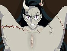 Demon Slayer | Nezuko Demon Form Deep Anal (Hentai)