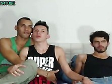 Hard Threesome Gay Latinos And Colombians
