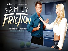 Kenna James & Eric Masterson In Family Friction 3: Lonely Dad's Dilemma,  Scene #01 - Fantasymassage