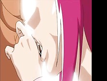 Manga Mädchen Mit Rosafarbenen Haaren Lässt Sich In Die Enge Möse Ficken