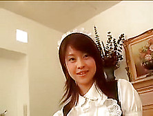 Beautiful Asian Maid Drops To Her Knees And Gives A Marvelo