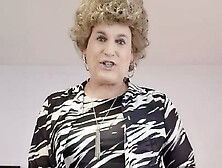 Granny Tranny Vicki Is Ready For Church And Brunch And She Has A Surprise For You!