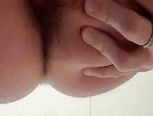 Fucking My Ass With My Wife's Vibrator