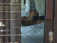 Filming A Hot Couple Fuck While Staring Through Hotel Window