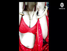 Butyful Indian Women Saree Blouse Petticoat Remove