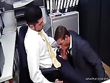 Office Partners In Amazing Cock Riding