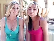 Two Blonde Hotties Fuck With Toys