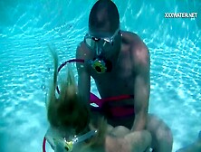 Samantha Cruz's Public Scene By Underwater Show