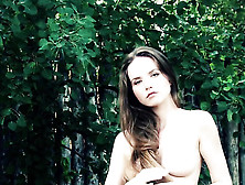 Nude Sexy Teen Filmed On Nature
