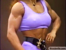 Old School Woman Giant Muscles