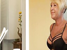 Blonde Mom Masturbating And Fucking