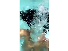 Bikini Drops When Coming Out Of The Pool