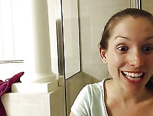 Lelu Love-Webcam: Soapy Shower Then Rubbing Oil