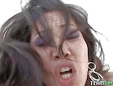 Round Assed Brunette Jessica Bangkok Gets Throat Fucked And Takes Man Meat In Her Thirsty Pussy