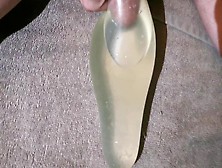 Enormous Load Of Pee In Condom And Facial In It | Horsengine