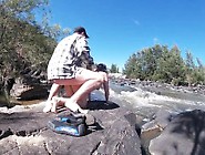 Amateur Couple Risky Nude Public River Fucking - Doggystyle