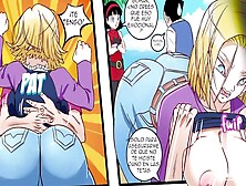 Everyone Takes The Opportunity To Grab Android 18's Big Tits