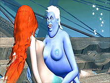 Animated Orgasm,  Ladyboy Cartoon Monster Sex