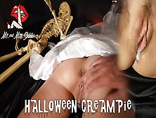 Halloween Teeny Bride Gets Plowed And Creampied! No Tricks Just Treats Point Of View